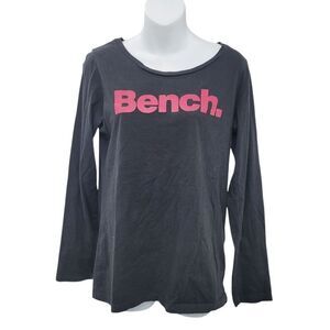 2/$20 Bench Black & Pink Classic Logo Top Tee Long Sleeve Size: XL